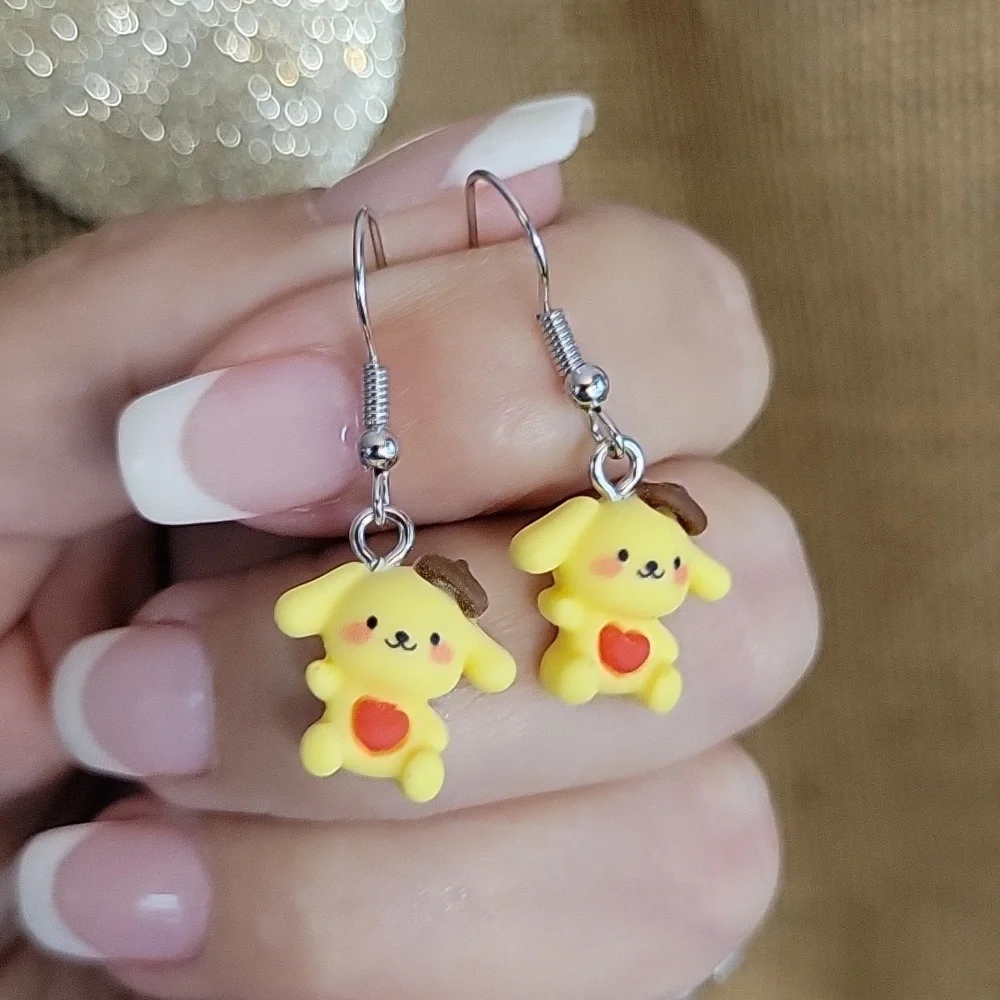 🔥LAST PAIR🔥 POMPOMPURIN EARRINGS